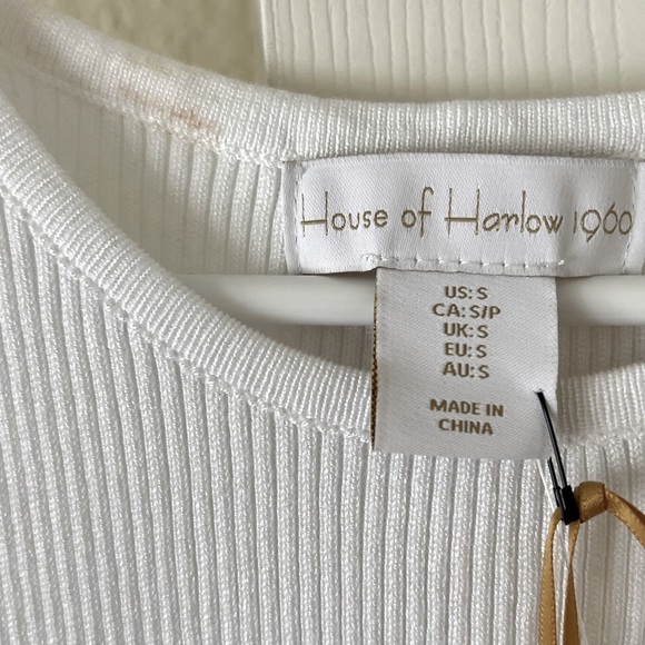 House of Harlow high neck cropped tank - Picture 4 of 5